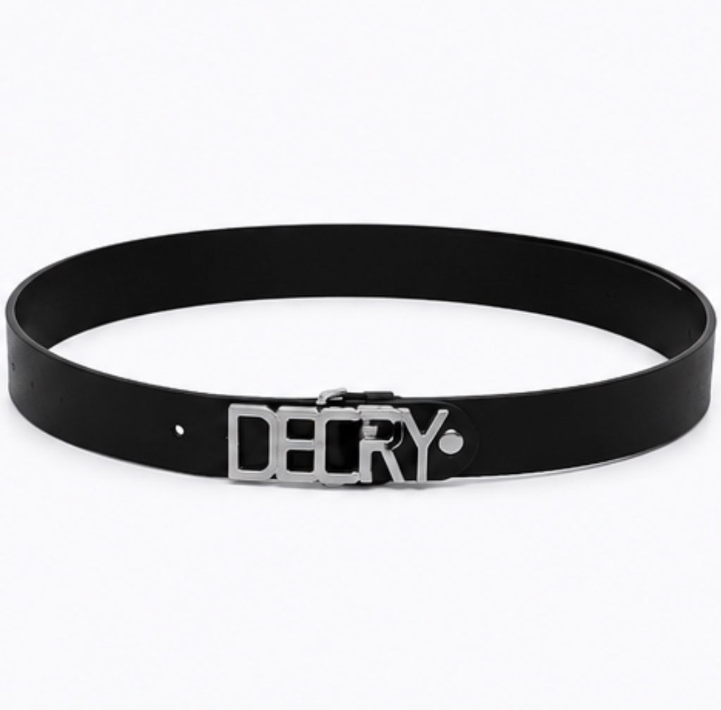 Decry Noir Buckle Belt